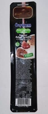 Veganer Bulgur-Formling im Fladenbrot / Etsiz Cig Köfte Dürüm