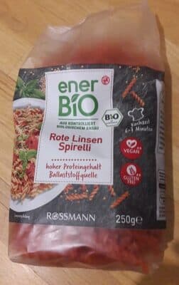 EnerBio Rote Linsen Spirelli