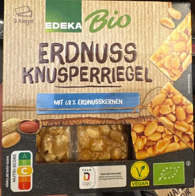 Erdnuss Knusperriegel
