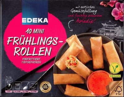 10 Mini Frühlingsfollen vorfrittiert, tiefgefroren
