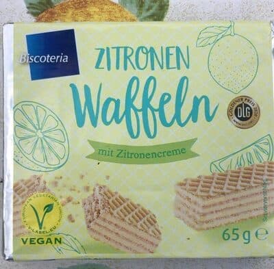 Zitronen Waffeln