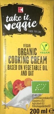 K-take it veggie vegan organic cooking cream