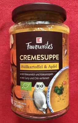Cremesuppe süβkartoffel & apfel