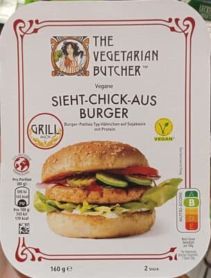 Vegane Sieht-Chick-aus Burger