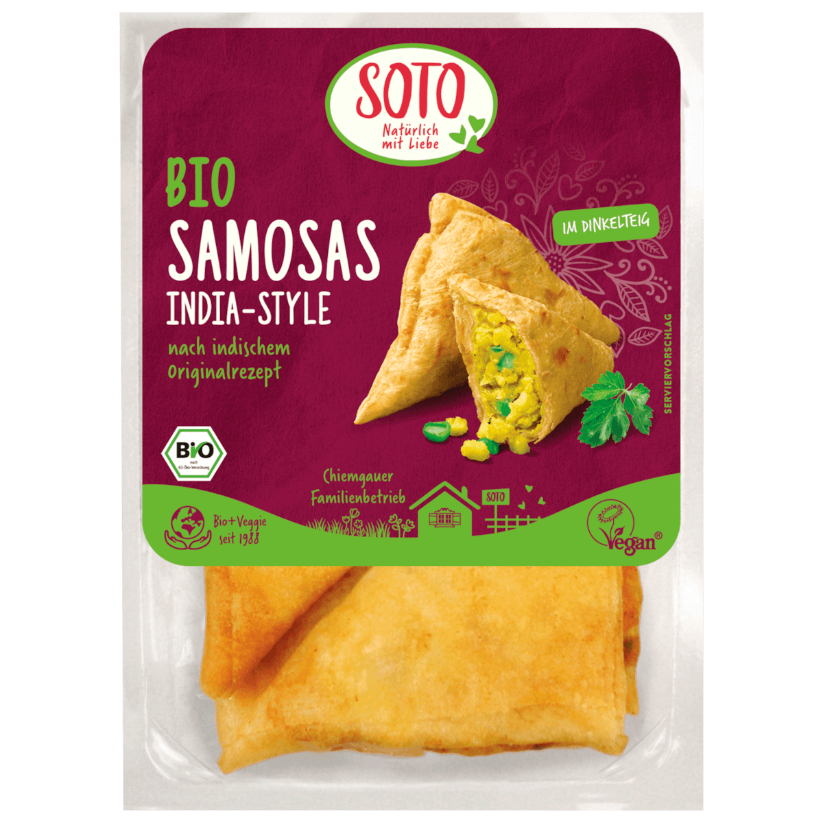 Bio Samosas vegan 250g
