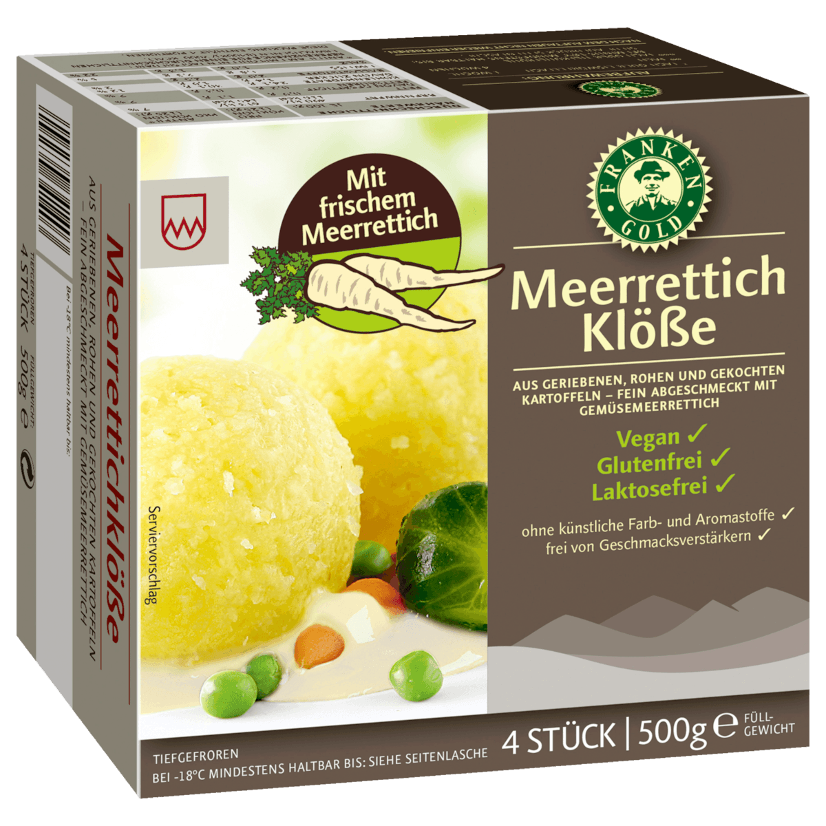 Meerrettich Klöße vegan 500g