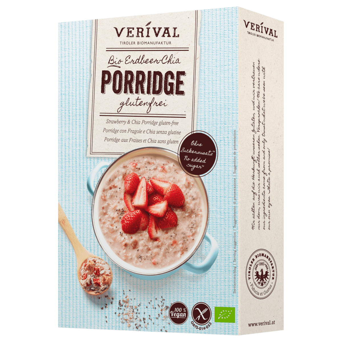 Bio Porridge Erdbeer Chia glutenfrei 350g