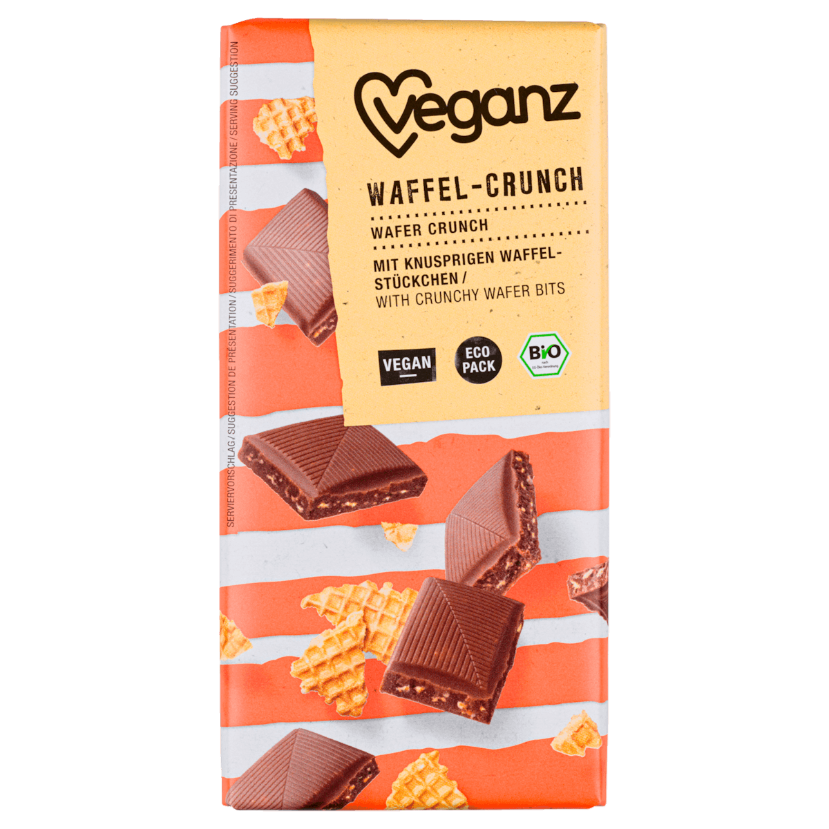 Bio Rice Choc Waffel-Crunch vegan 80g