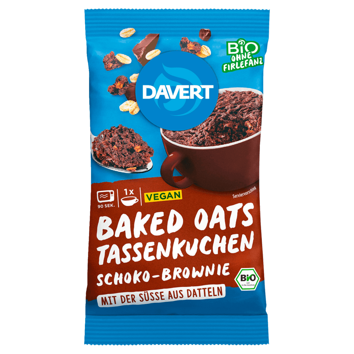 Baked Oats Bio Tassenkuchen Schoko-Brownie 71g