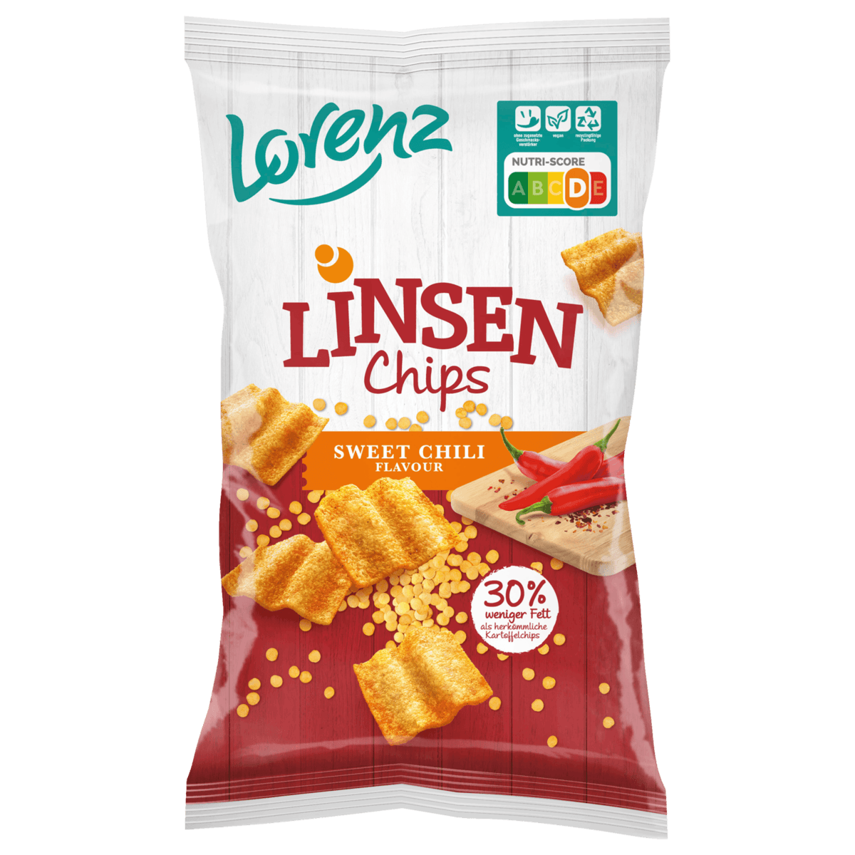 Linsenchips Sweet Chili vegan 85g