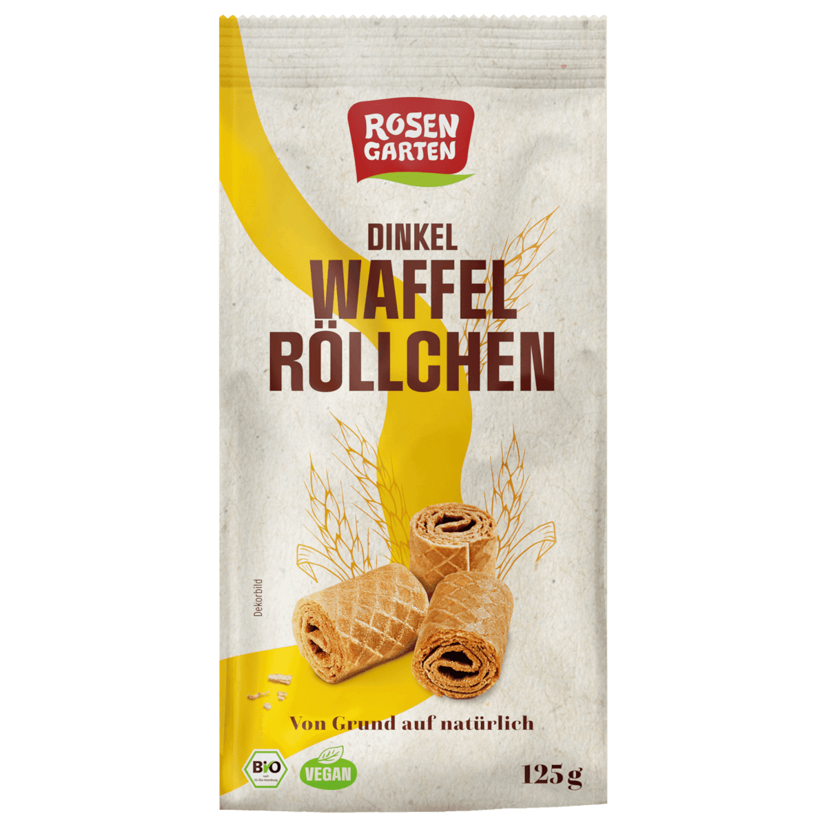 Bio Dinkel Waffelröllchen 125g